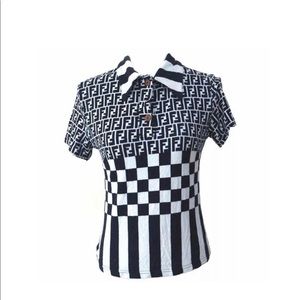 FENDI FF Monogram Pullover Tee